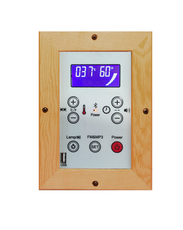 SAUNA EVOLUTION® Double Layer Bench Steam and Infrared Indoor Sauna Room Dual System 07