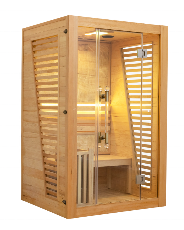 SAUNA EVOLUTION®  Indoor Steam Sauna Room Glass 01