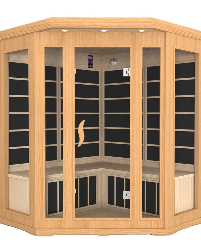 SAUNA EVOLUTION®  Low EMF Indoor Wood Sauna With Carbon Panel Far Infrared 16