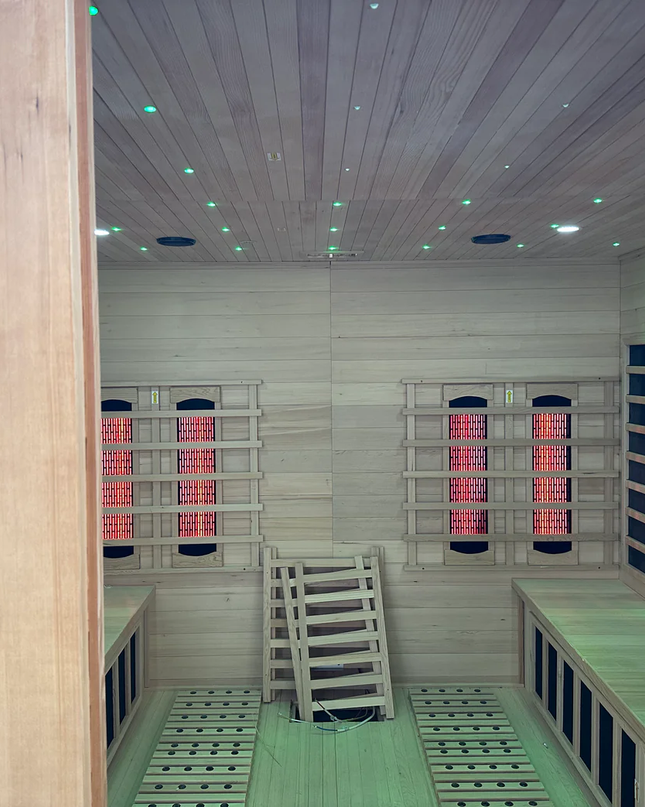 SAUNA EVOLUTION®  Big Size Canadian Solid Wood Infrared and Steam Hybrid Dual system 06