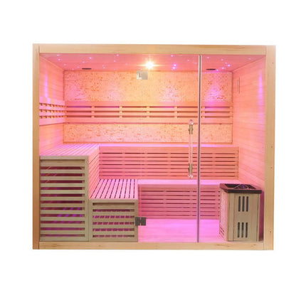 SAUNA EVOLUTION®  Indoor Therapy Wood Steam Sauna Room