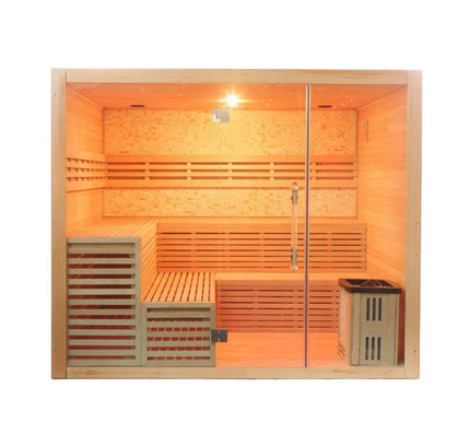 SAUNA EVOLUTION®  Indoor Therapy Wood Steam Sauna Room