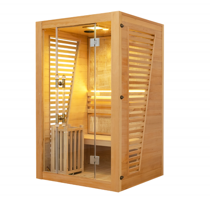 SAUNA EVOLUTION®  Indoor Steam Sauna Room Glass 01
