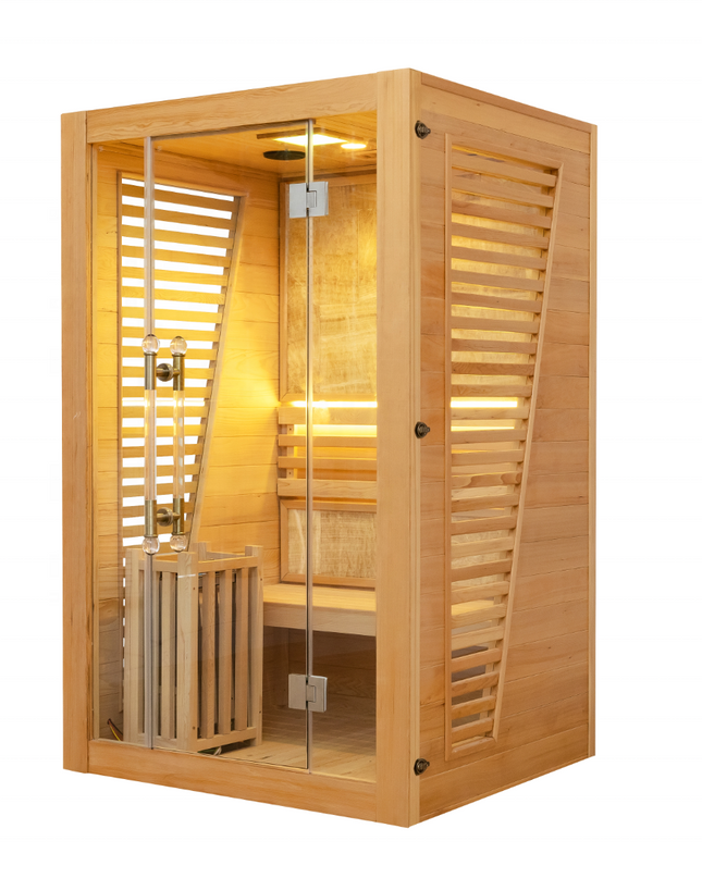 SAUNA EVOLUTION®  Indoor Steam Sauna Room Glass 01