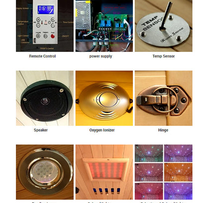 SAUNA EVOLUTION®  Full Spectrum Carbon Indoor Sauna Far Infrared 17