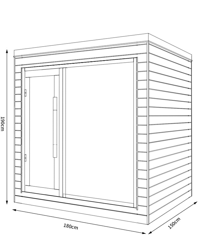 SAUNA EVOLUTION®  Indoor Dual-System Luxury Cabin Sauna Luna - 4