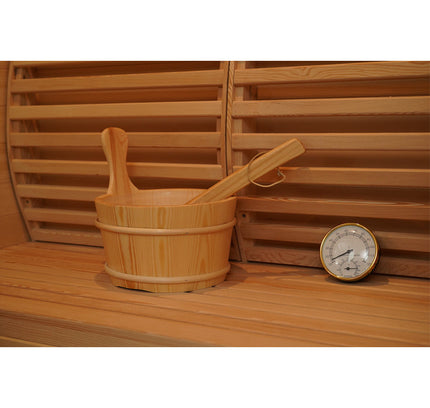 SAUNA EVOLUTION® Finnish Bath Home Sauna Indoor Steam Room Glass 03