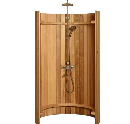 SAUNA EVOLUTION® Curved Rinse Outdoor Shower
