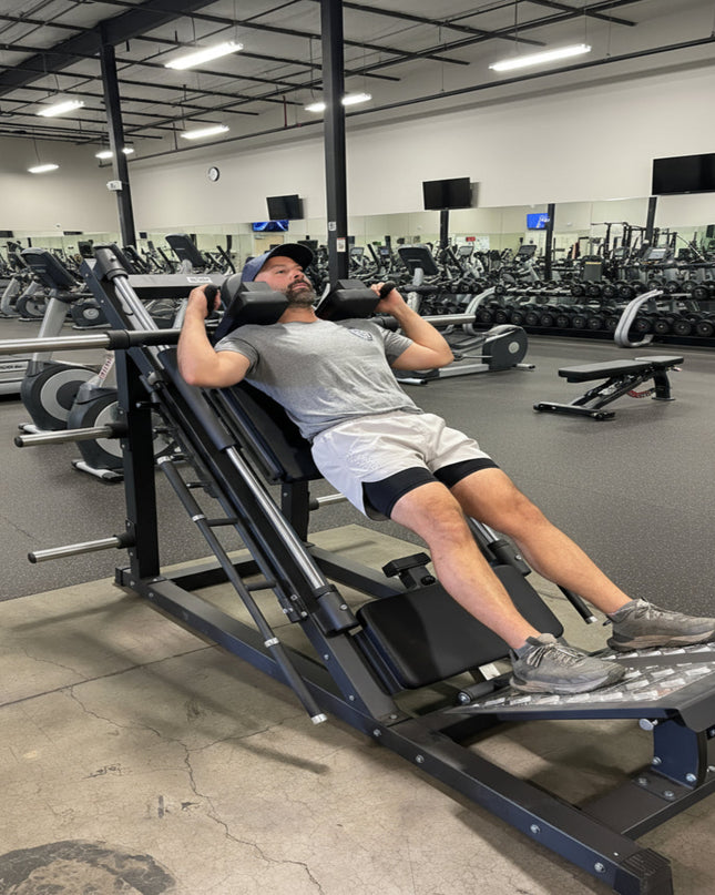 SFE Commercial 45 Degree Plate Loaded Leg Press Hack Squat Combo (New)