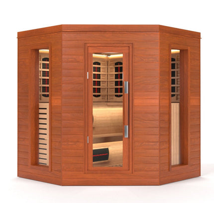 SAUNA EVOLUTION®  Indoor Luxury Cabin Corner Sauna Luna - 1