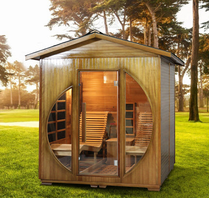 SAUNA EVOLUTION® Far Infrared Outdoor Harmony Sauna Room