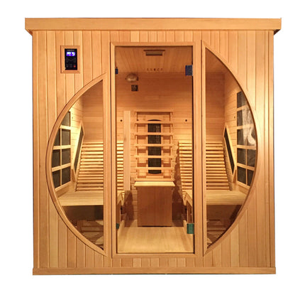 SAUNA EVOLUTION®  Indoor Sauna Room with Recliner（Best Seller）Far Infrared 01
