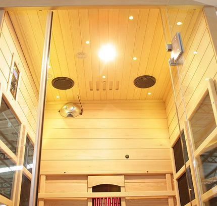 SAUNA EVOLUTION®  Full Spectrum Indoor Solid Wood Sauna Far Infrared 11