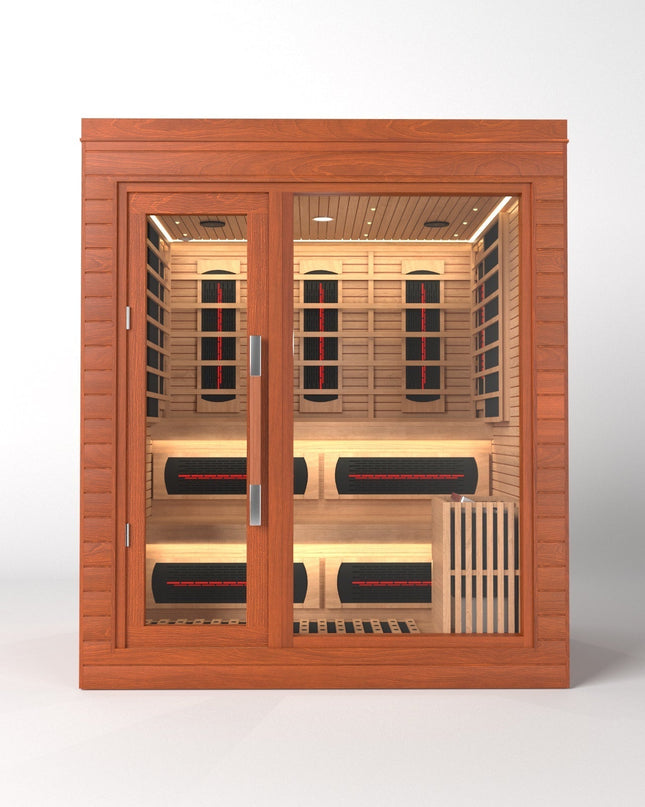 SAUNA EVOLUTION®  Indoor Dual-System Luxury Cabin Sauna Luna - 4