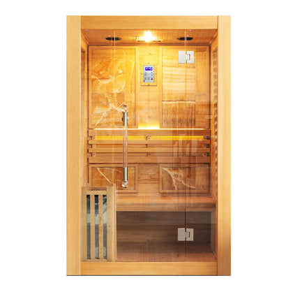 SAUNA EVOLUTION®  Indoor Steam Sauna Room Glass 01