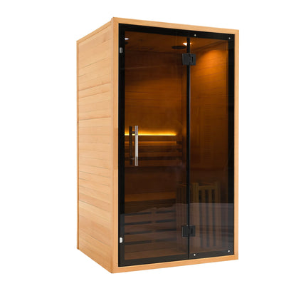 SAUNA EVOLUTION®  Indoor Wicking and Perspiration Fumigation Box Wet Sauna Glass 04