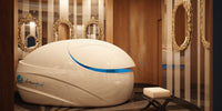 Dreampod Vmax Float Pod in a commercial float room