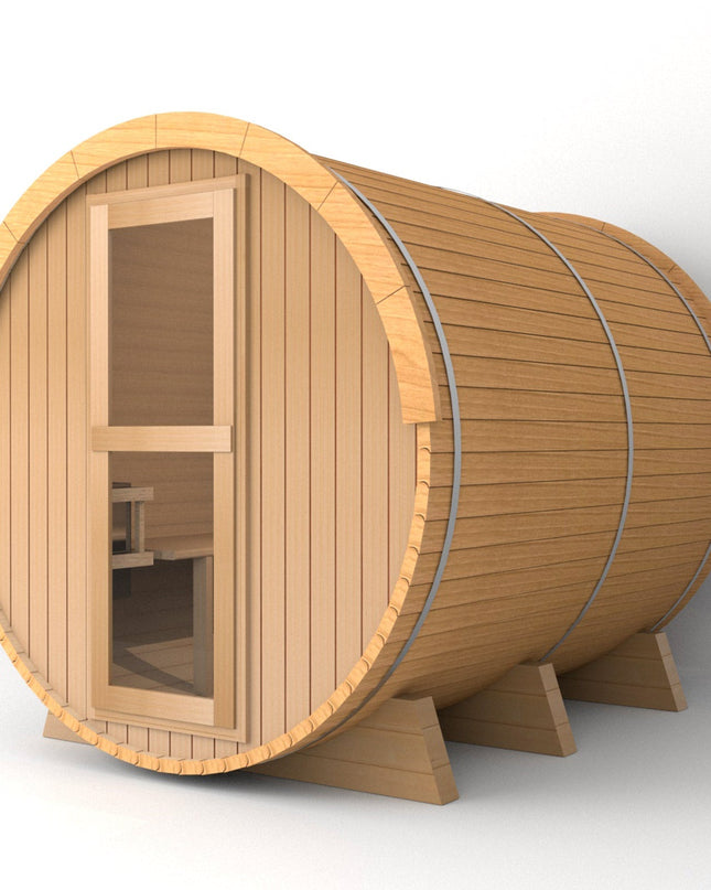 SAUNA EVOLUTION® Barrel Sauna Serenity Nature Air 4