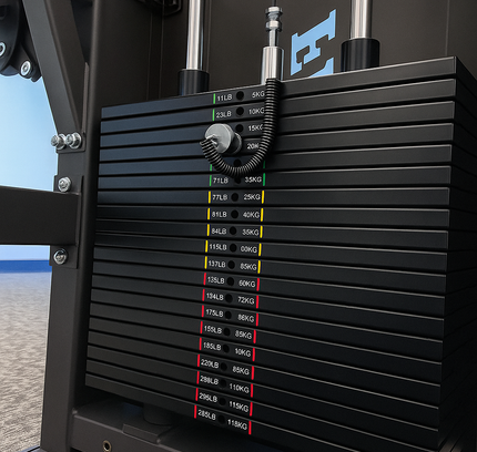 SFE Seated Selectorized Leg Extension & Leg Curl Machine w/ 250lb weight stack (New)