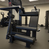 Gym machine in a fitness center with blurred background