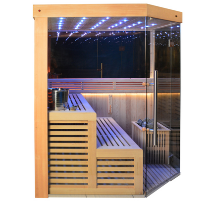 SAUNA EVOLUTION®  Indoor New Exclusive Mirror Steam Sauna Glass 13