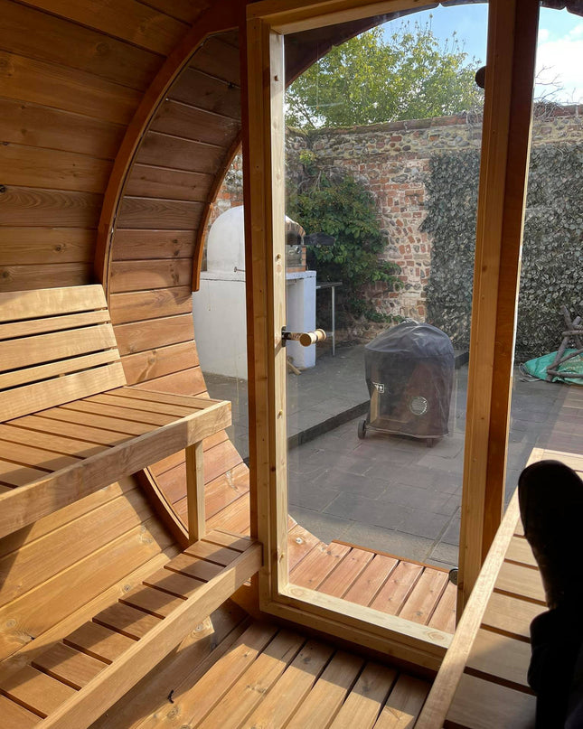 SAUNA EVOLUTION® Barrel Sauna Serenity Nature Air 7