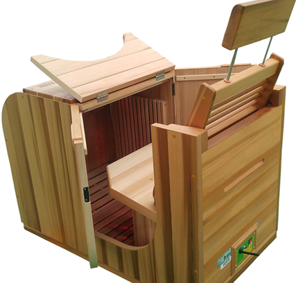 SAUNA EVOLUTION®  Half Body Sauna With Full infrared Benefits Far Infrared 22