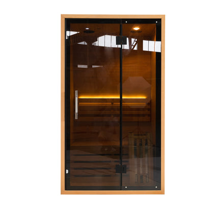 SAUNA EVOLUTION®  Indoor Wicking and Perspiration Fumigation Box Wet Sauna Glass 04