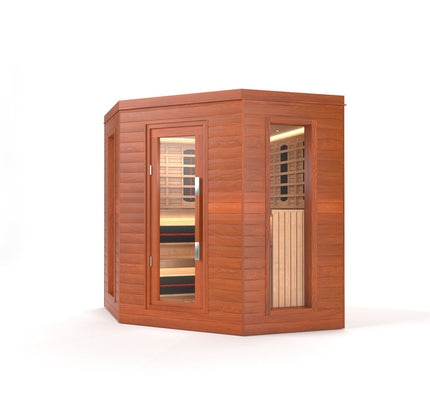 SAUNA EVOLUTION®  Indoor Luxury Cabin Corner Sauna Luna - 1