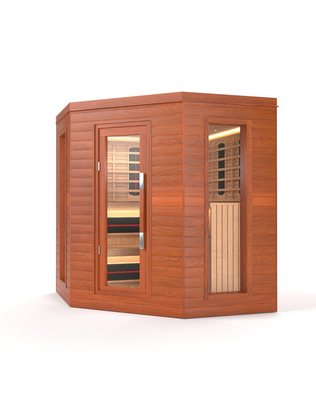 SAUNA EVOLUTION®  Indoor Luxury Cabin Corner Sauna Luna - 1