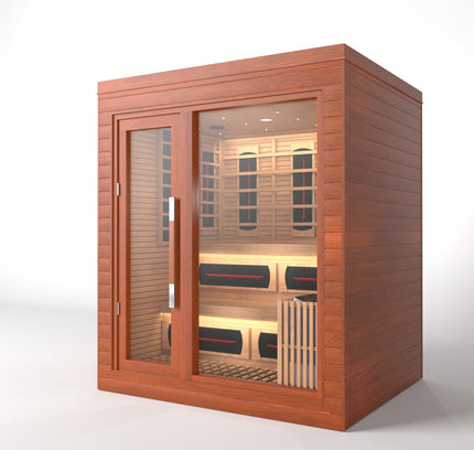 SAUNA EVOLUTION®  Indoor Dual-System Luxury Cabin Sauna Luna - 4