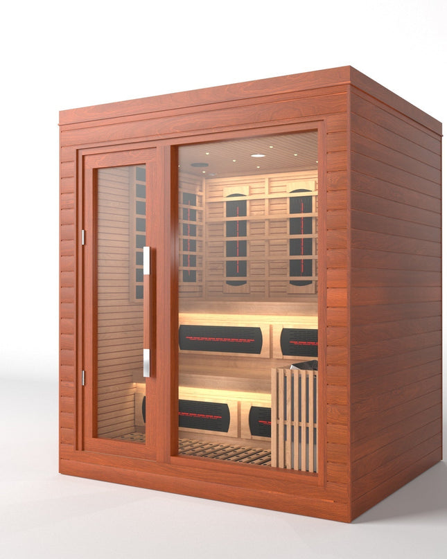 SAUNA EVOLUTION®  Indoor Dual-System Luxury Cabin Sauna Luna - 4