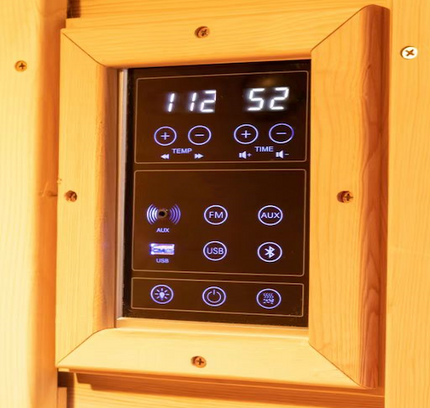 SAUNA EVOLUTION®  Hemlock Round Indoor Sauna Room Far Infrared 08
