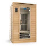 Durasage 2-Person Carbon Infrared Sauna | Hemlock
