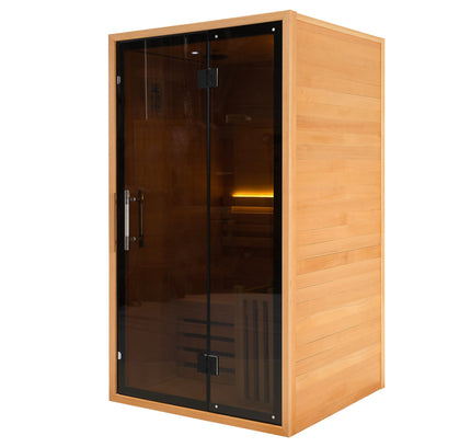 SAUNA EVOLUTION®  Indoor Wicking and Perspiration Fumigation Box Wet Sauna Glass 04