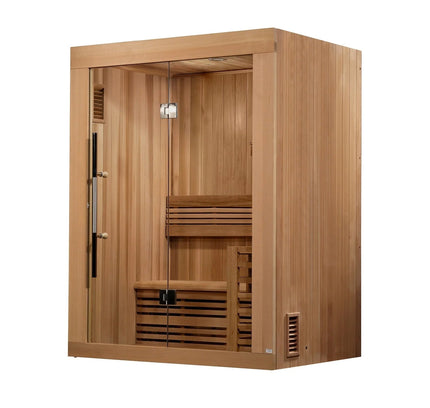SAUNA EVOLUTION® 2 Person Traditional Steam Sauna Modern Relax