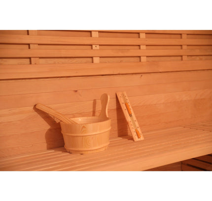 SAUNA EVOLUTION®  Outdoor Wood Steam Sauna（5-6 Person）Cabin 04