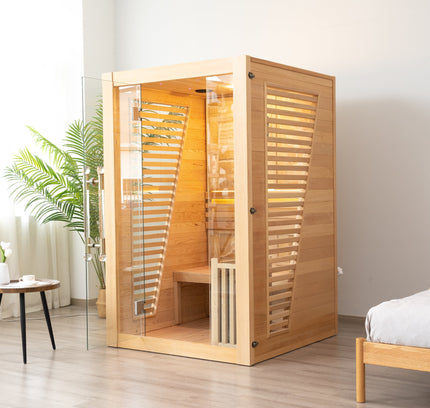 SAUNA EVOLUTION®  Indoor Steam Sauna Room Glass 01