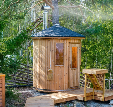 SAUNA EVOLUTION®  Garden Series Outdoor Sauna Cabin 06