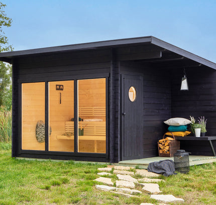 SAUNA EVOLUTION® Large Cabin Sauna Eco Oasis 3