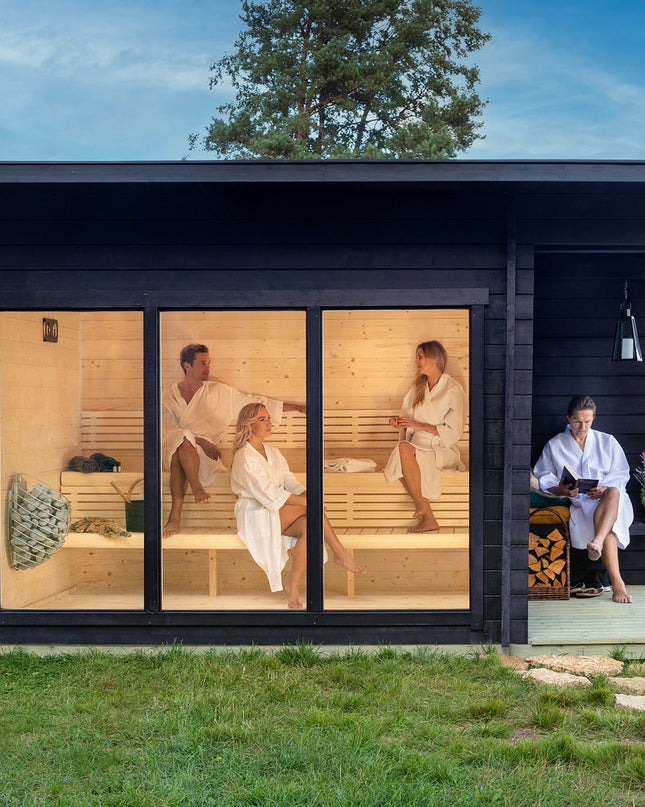 SAUNA EVOLUTION® Large Cabin Sauna Eco Oasis 3