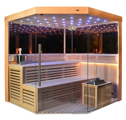 SAUNA EVOLUTION®  Indoor New Exclusive Mirror Steam Sauna Glass 13