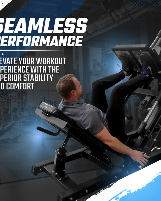 SFE Commercial 45 Degree Plate Loaded Leg Press Hack Squat Combo (New)