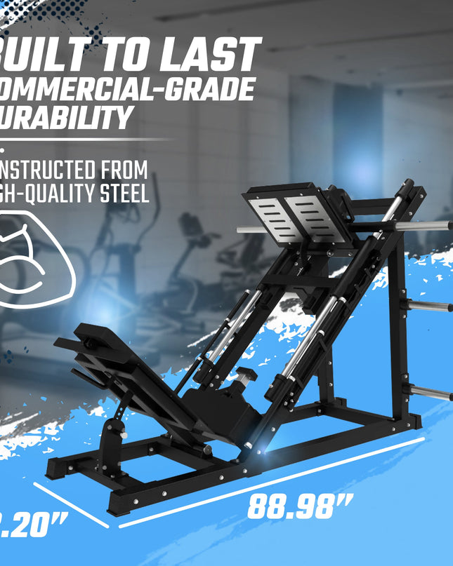 SFE Commercial 45 Degree Plate Loaded Leg Press Hack Squat Combo (New)