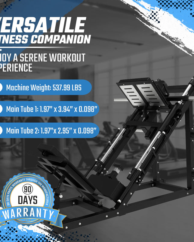 SFE Commercial 45 Degree Plate Loaded Leg Press Hack Squat Combo (New)