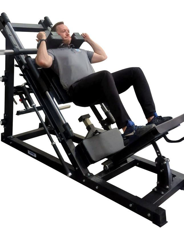 SFE Commercial 45 Degree Plate Loaded Leg Press Hack Squat Combo (New)