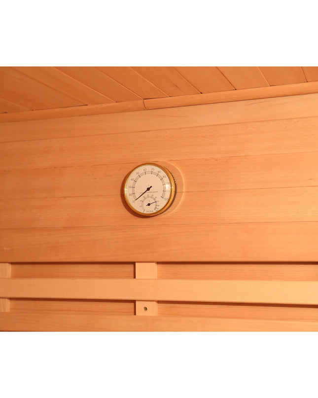 SAUNA EVOLUTION®  Outdoor Wood Steam Sauna（5-6 Person）Cabin 04