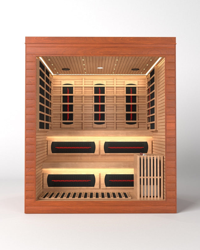 SAUNA EVOLUTION®  Indoor Dual-System Luxury Cabin Sauna Luna - 4