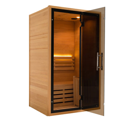 SAUNA EVOLUTION®  Indoor Wicking and Perspiration Fumigation Box Wet Sauna Glass 04