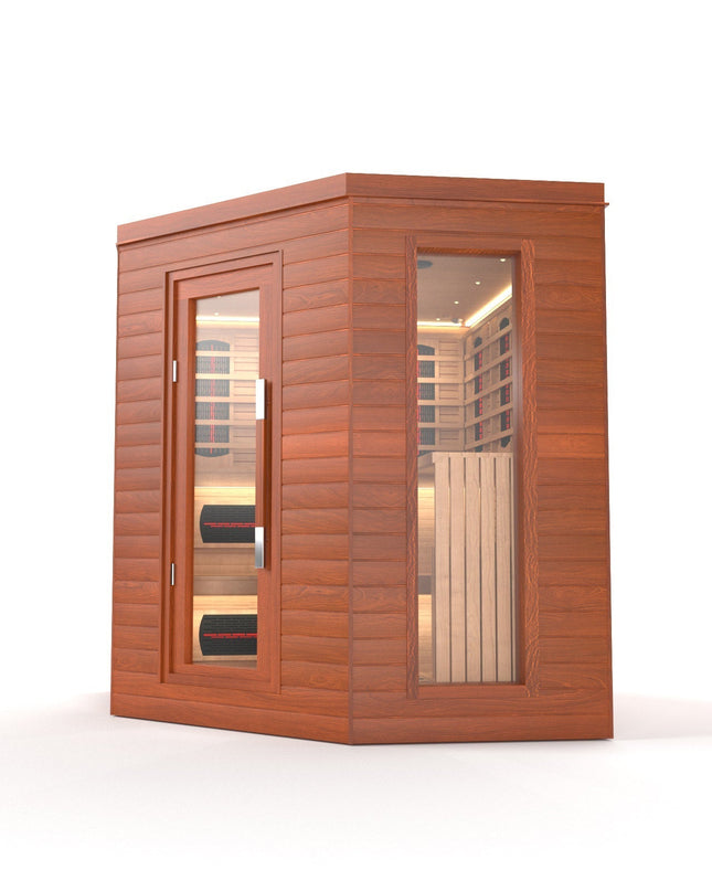 SAUNA EVOLUTION®  Indoor Luxury Cabin Corner Sauna Luna - 1